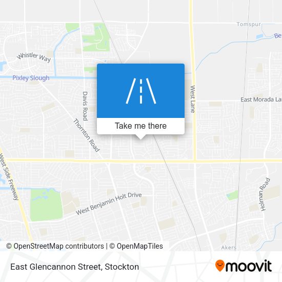 Mapa de East Glencannon Street