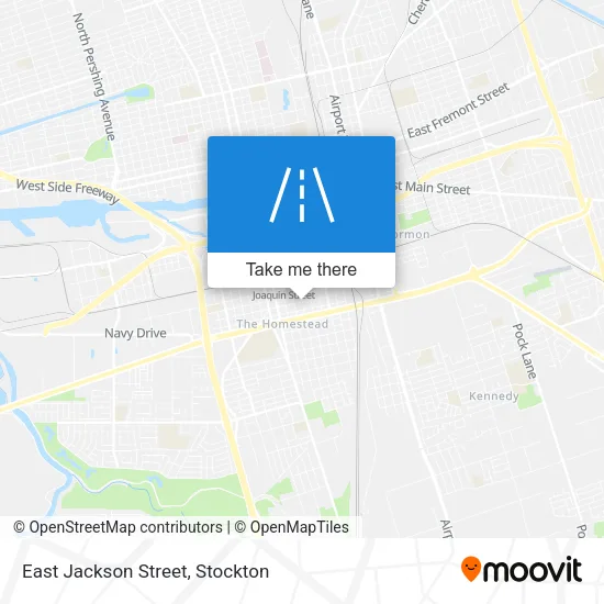 East Jackson Street map