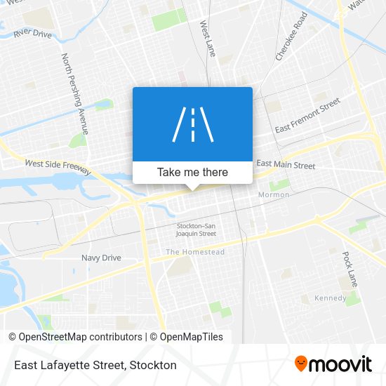 East Lafayette Street map