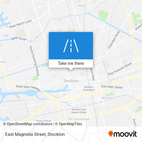 East Magnolia Street map