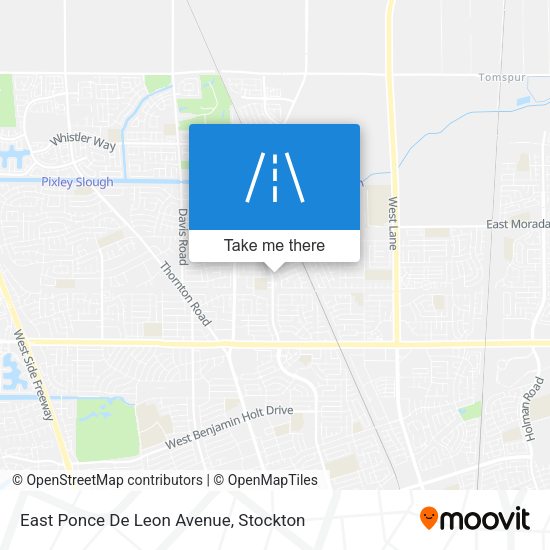 East Ponce De Leon Avenue map