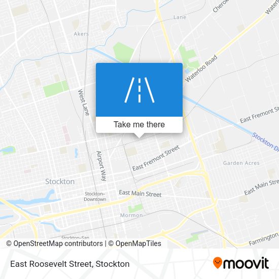 East Roosevelt Street map
