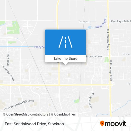 East Sandalwood Drive map