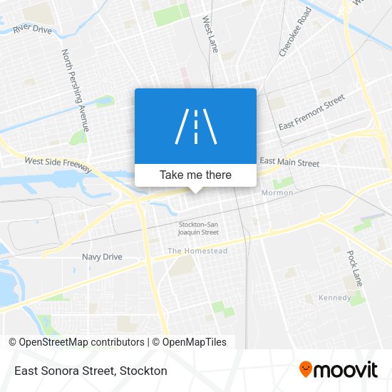 Mapa de East Sonora Street