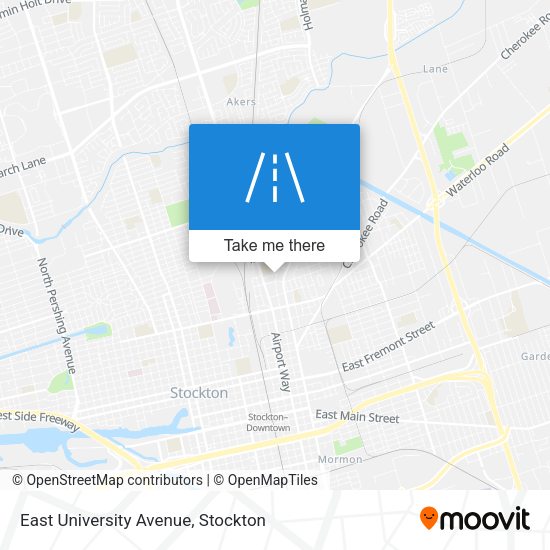 Mapa de East University Avenue