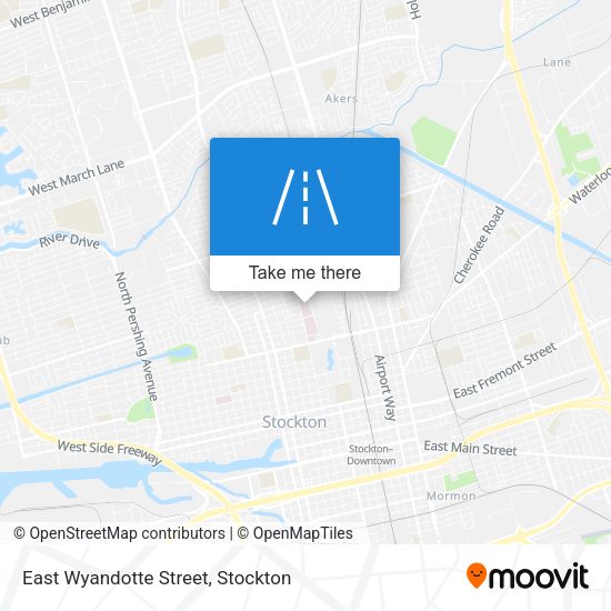 East Wyandotte Street map