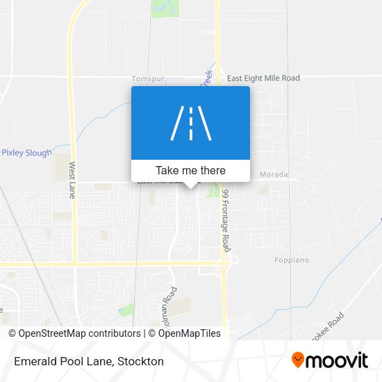 Mapa de Emerald Pool Lane