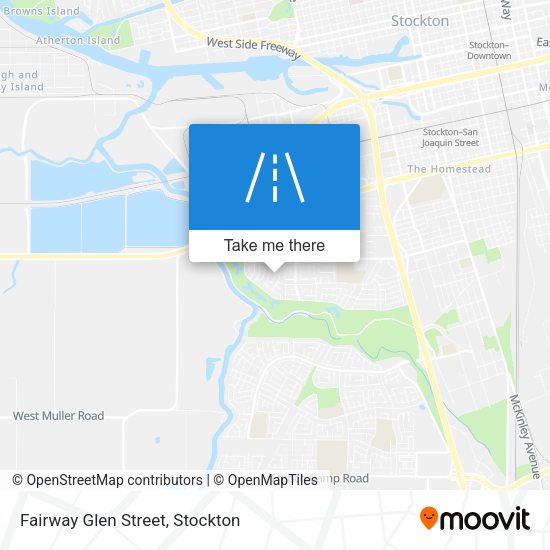 Mapa de Fairway Glen Street