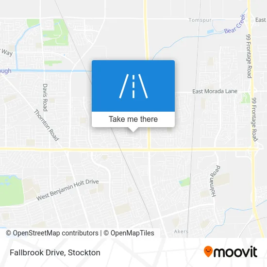 Fallbrook Drive map