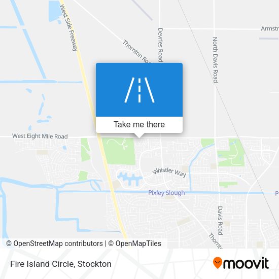 Mapa de Fire Island Circle