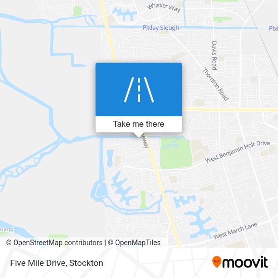 Mapa de Five Mile Drive