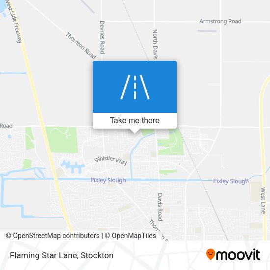Mapa de Flaming Star Lane
