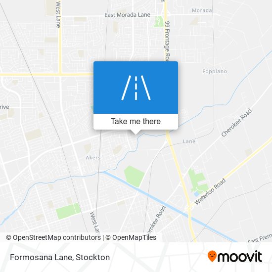 Formosana Lane map