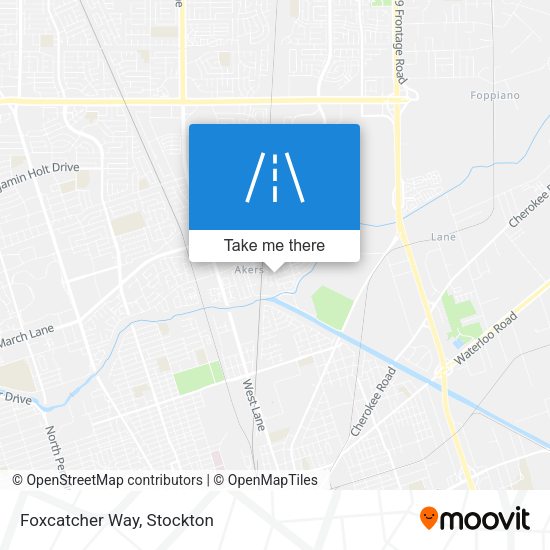Mapa de Foxcatcher Way