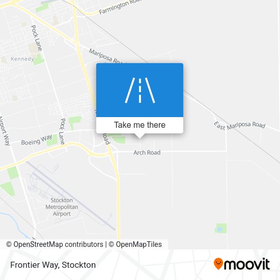 Mapa de Frontier Way