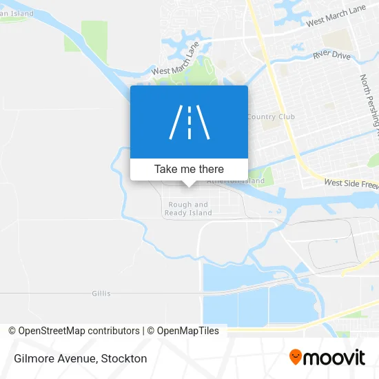 Mapa de Gilmore Avenue