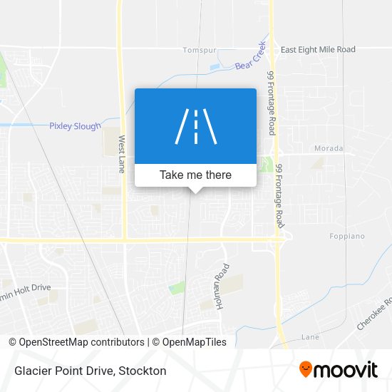 Glacier Point Drive map