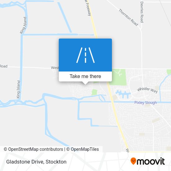 Mapa de Gladstone Drive
