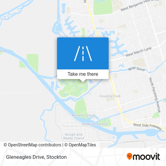 Mapa de Gleneagles Drive