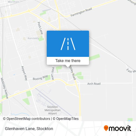 Mapa de Glenhaven Lane