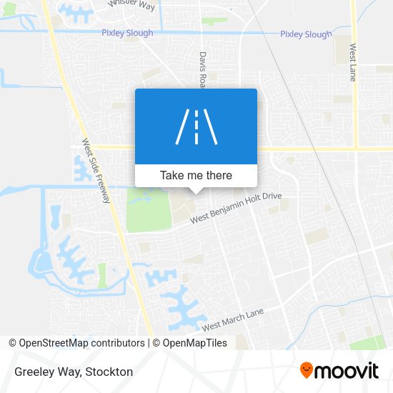 Greeley Way map