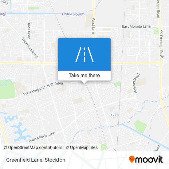 Mapa de Greenfield Lane