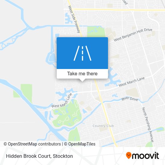 Mapa de Hidden Brook Court
