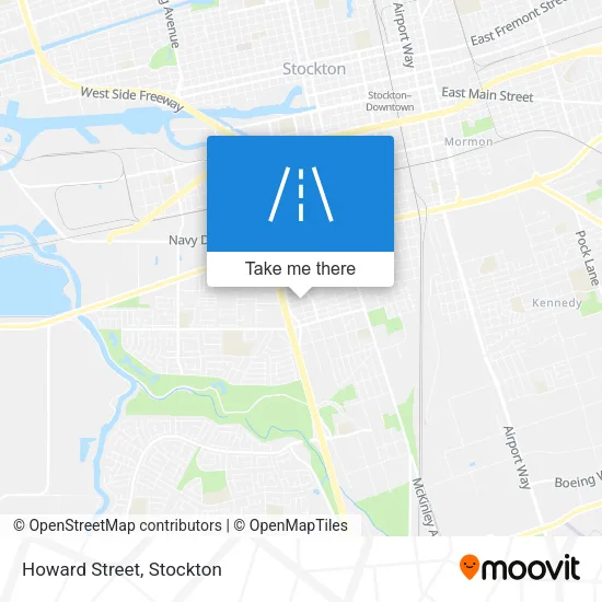 Mapa de Howard Street