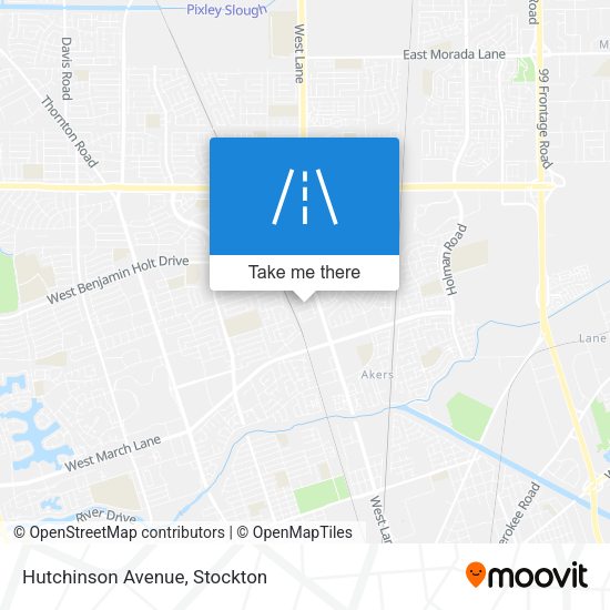 Hutchinson Avenue map