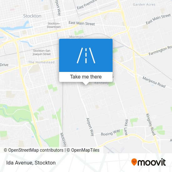 Mapa de Ida Avenue