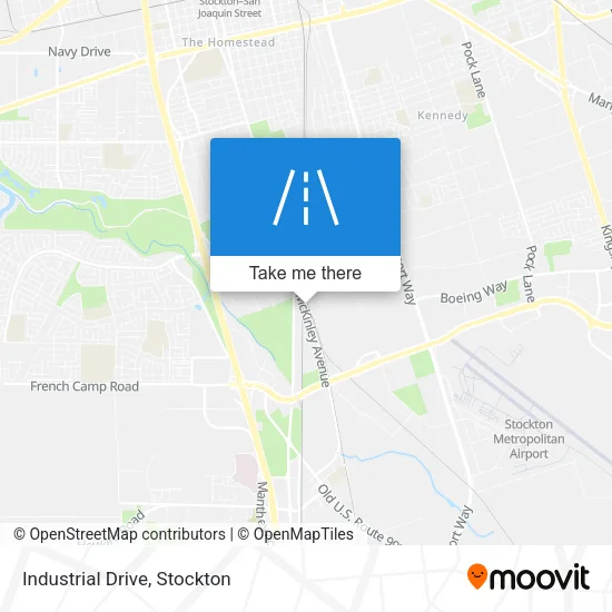 Mapa de Industrial Drive