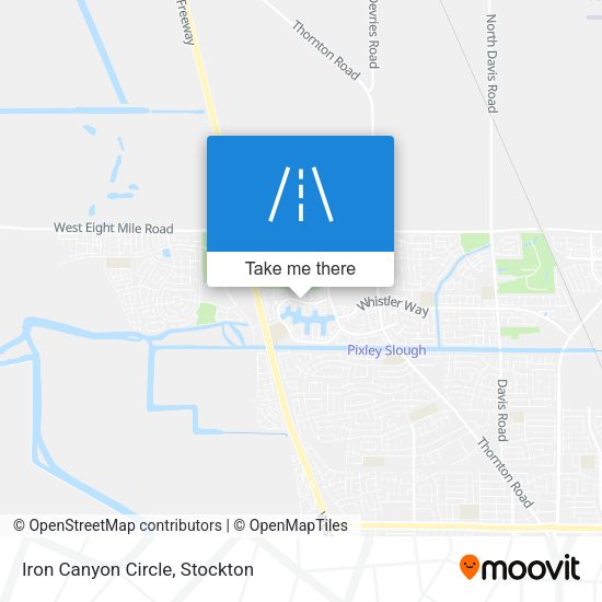 Iron Canyon Circle map