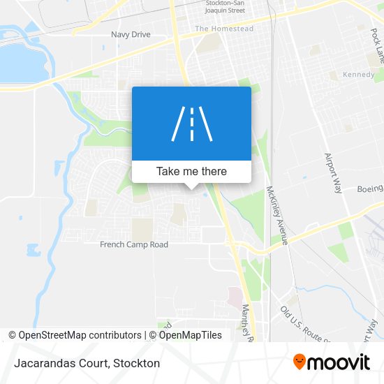 Mapa de Jacarandas Court