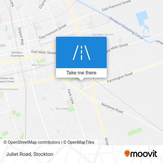 Mapa de Juliet Road