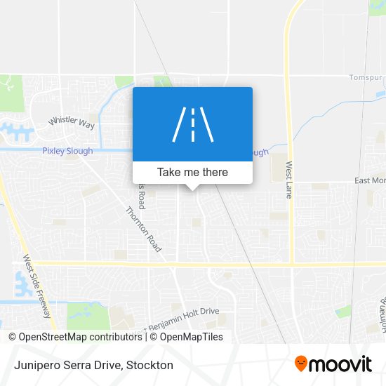 Junipero Serra Drive map