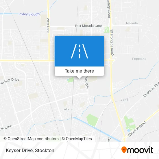 Keyser Drive map