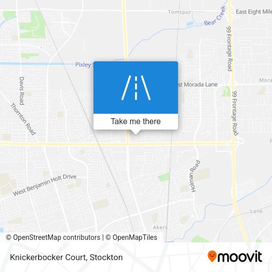 Mapa de Knickerbocker Court