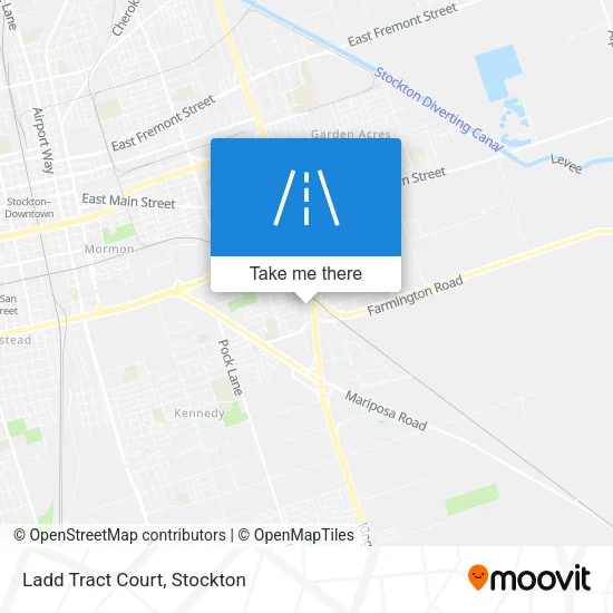 Ladd Tract Court map