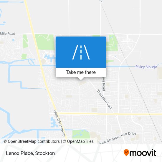 Mapa de Lenox Place