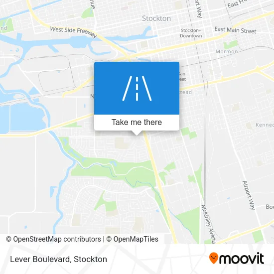 Mapa de Lever Boulevard
