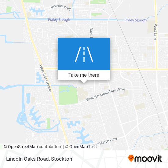 Lincoln Oaks Road map