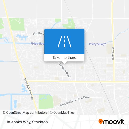 Mapa de Littleoaks Way
