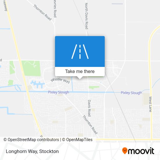 Longhorn Way map