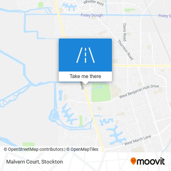 Malvern Court map