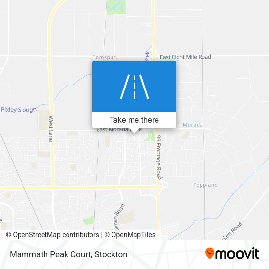 Mammath Peak Court map