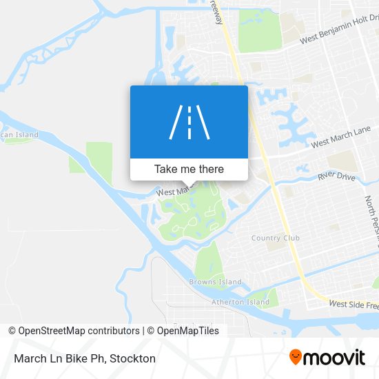 Mapa de March Ln Bike Ph
