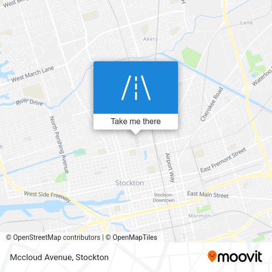 Mapa de Mccloud Avenue