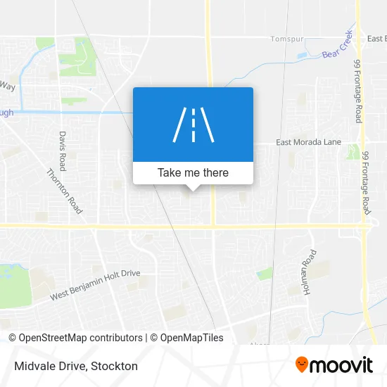 Midvale Drive map