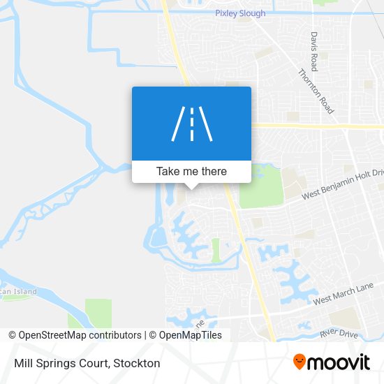 Mill Springs Court map