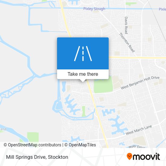 Mill Springs Drive map